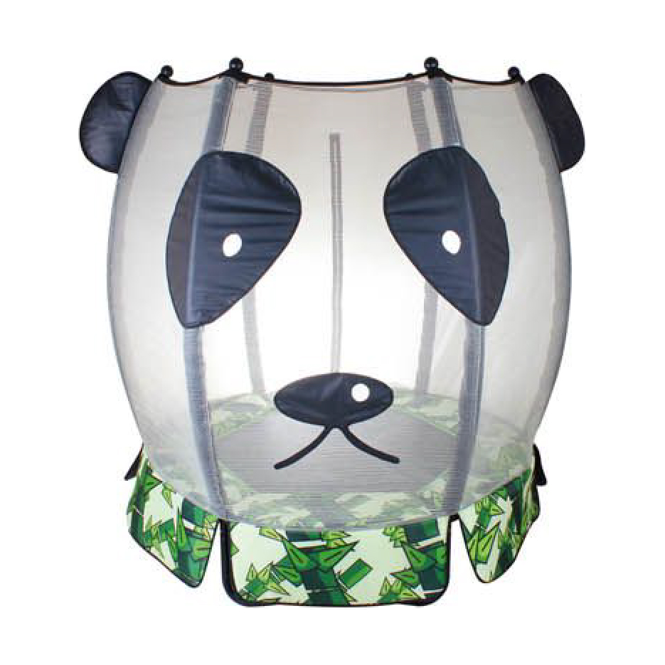 Training Net Mini - Mini trampolim infantil Panda com rede