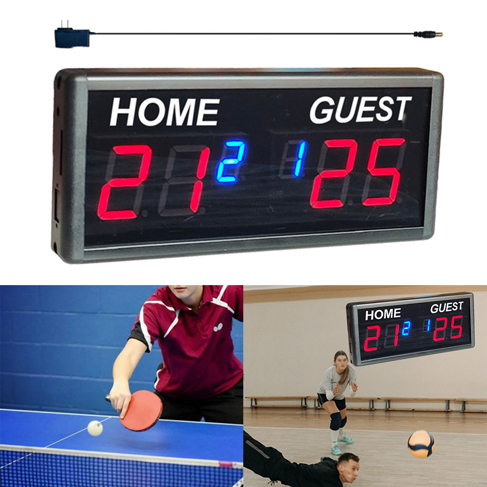 Badminton Score Counter - Placar eletrônico led de 6 dígitos