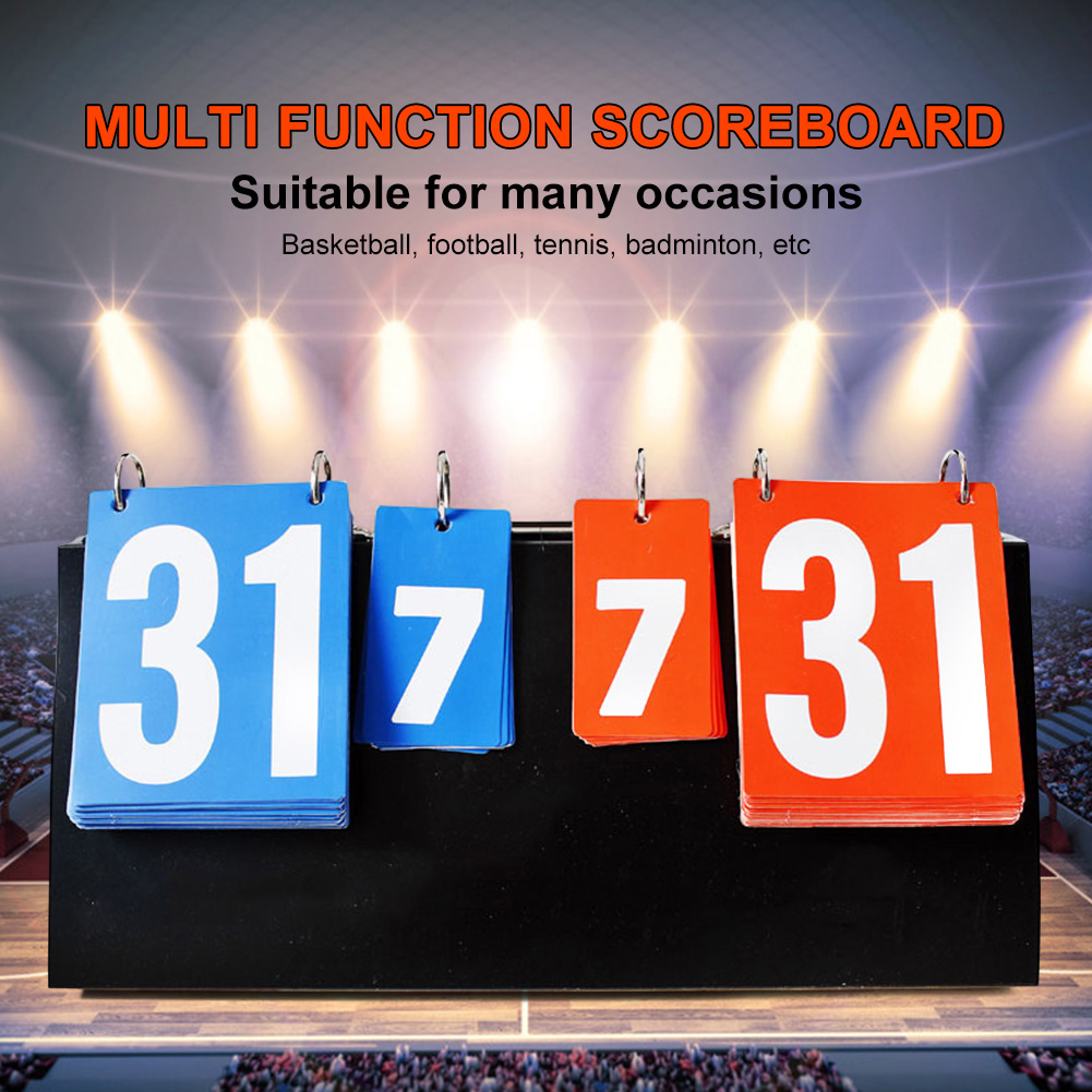 Badminton Score Counter - Placar Digital de 2/4 Dígitos para
