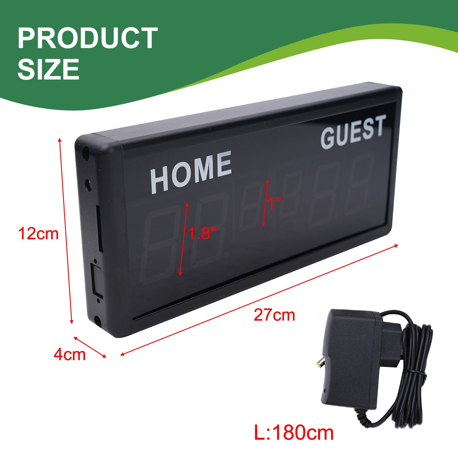 Placar eletrônico led de 6 díg - Badminton Score Counter avaliação e preço