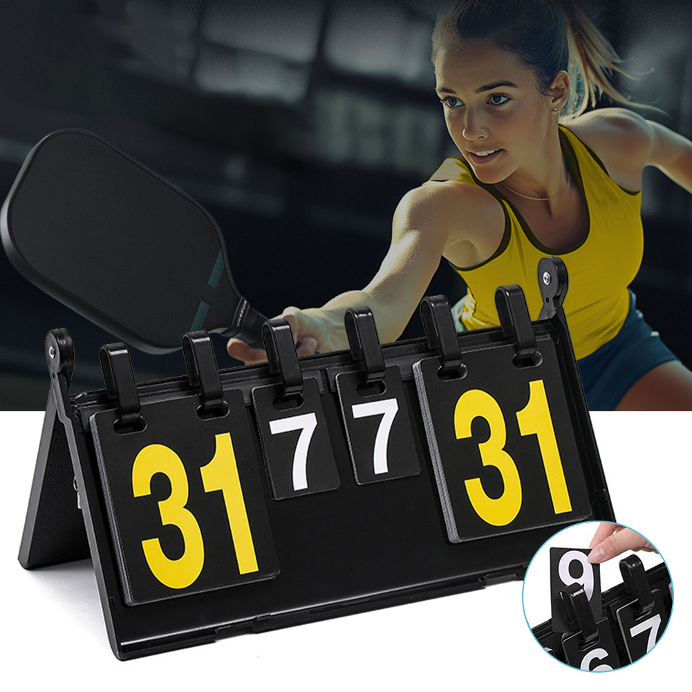 Flip scorekeeper, placar portá - Badminton Score Counter avaliação e preço